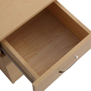 Escritorio Porta PC Con 3 Cajones Y 3 Estantes, Escritorio Para Habitación Y Oficina 120X49X72Cm Madera Natural