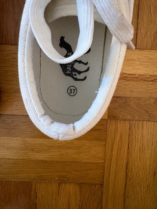 Playeros estilo Vans Blancos Talla 37
