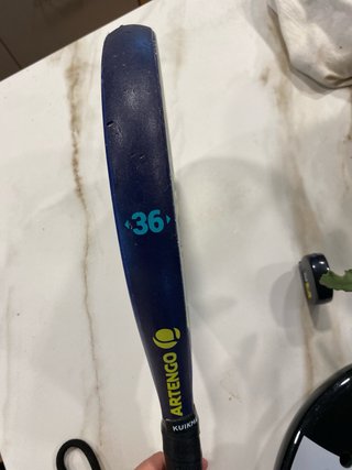 Raqueta de Pádel Azul y Amarilla