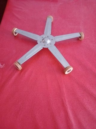 Base giratoria microondas 5 brazos
