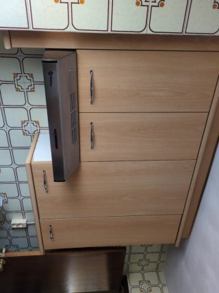 Muebles de cocina madera y metal