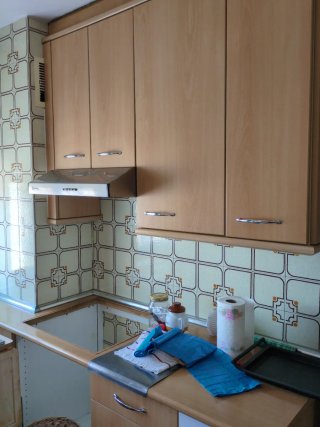 Muebles de cocina madera y metal