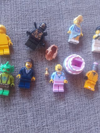 Lote 12 Figuras LEGO Minifiguras