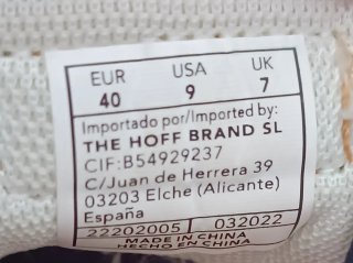 Zapatillas Hoff Talla 40