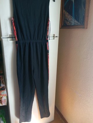 Mono pantalón Lefties negro estampado