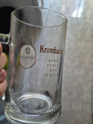 6 Bicchieri da Birra Krombacher Originali 0,5L