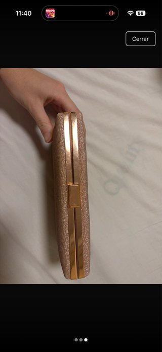 Bolso de fiesta dorado