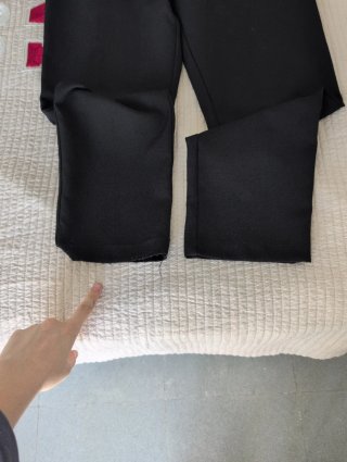 Pantalones negros Stradivarius Talla M