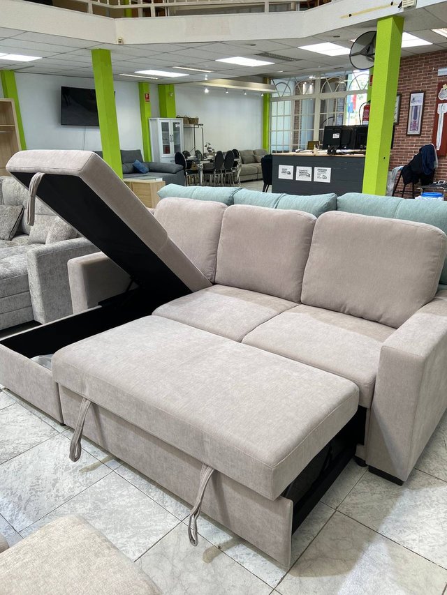 Chaise longue beige cama 234 cm NUOVO