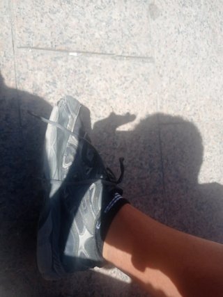 Zapatillas Asics Hombre/Mujer Negro/Gris