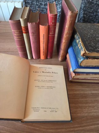 Lote 12 libros antiguos