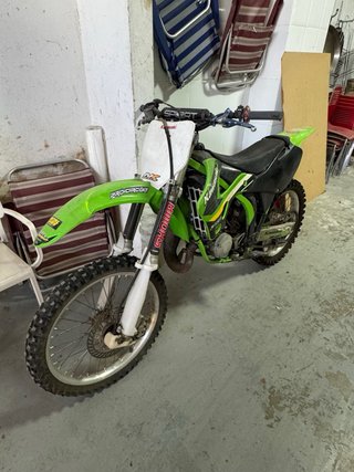 Kawasaki Kx 125 Motocross Verde/Blanco