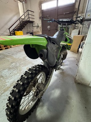 Kawasaki Kx 125 Motocross Verde/Blanco
