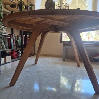 Mesa de jardín de madera de Acacia comprada  CASA