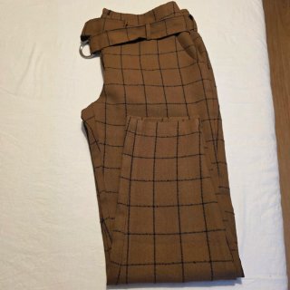 Pantalones de cuadros mujer Ganso