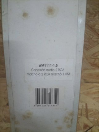 Cable de audio RCA