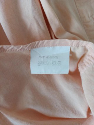 Camisa Burberrys Vintage Naranja 90s