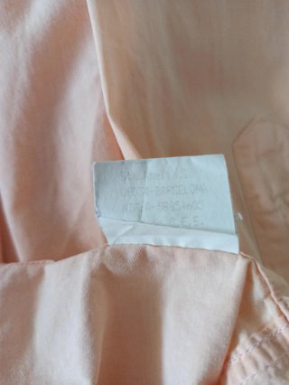 Camisa Burberrys Vintage Naranja 90s