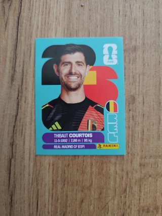 Cromo Thibaut Courtois Panini Mundial 2026