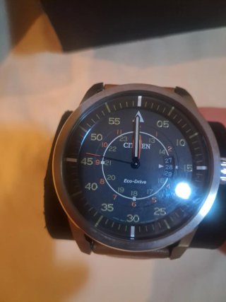 Reloj Citizen Hombre Negro y Marrón