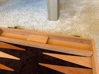 Backgammon Terciopelo en perfecto estado