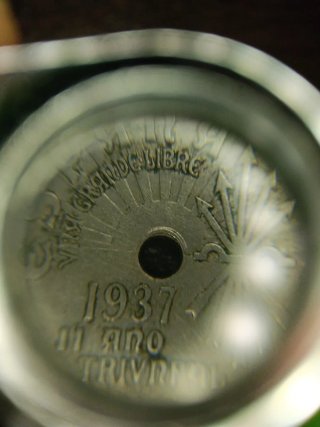 25 Céntimos 1937 España Franco ERROR TROQUEL