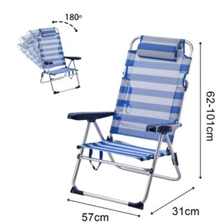 Tumbona Plegable Reclinable Playa Piscina