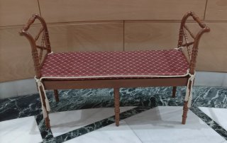 Descalzador de cama tapizado 100x40x35