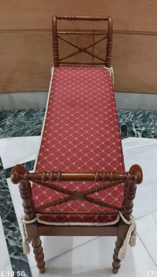 Descalzador de cama tapizado 100x40x35