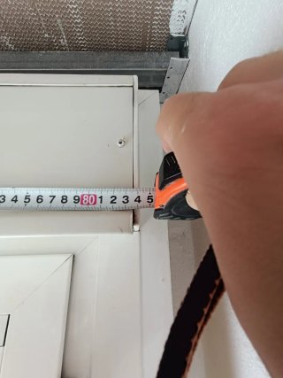 Puerta Terraza con Persiana y Reja