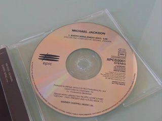 CD Michael Jackson Earth Song Promo UK