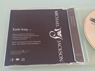 CD Michael Jackson Earth Song Promo UK