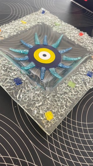 Plato decorativo Ojo Turco