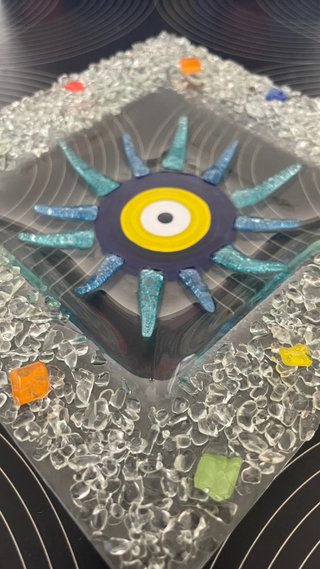 Plato decorativo Ojo Turco