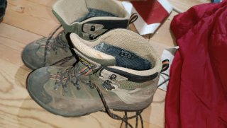 Botas de montaña Asolo beige/verde