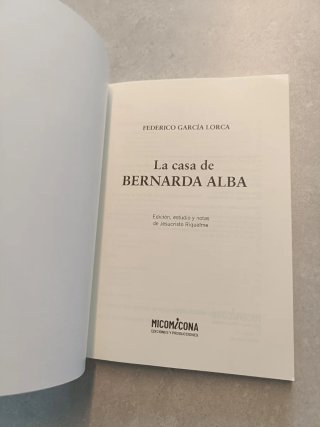 CASA DE BERNARDA ALBA, LA (LECTURA+TEATRO) 2024