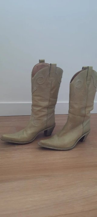 Botas Cowboy Fluxá verde lima