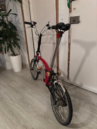 Bicicleta Brompton 1ª Gen Vermella