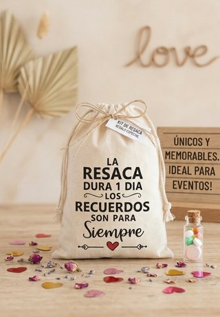 Saquito de tela para eventos