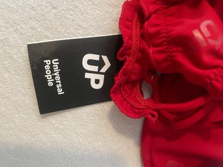 Bikini Rojo Volantes Talla S