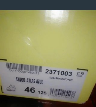 Zapatos de trabajo Fal Hombre Negro/Azul