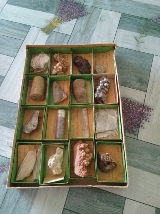 Colección de minerales