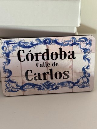 Imán Nevera Córdoba Calle de Carlos
