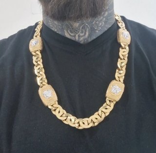Cadena Oro 18kt 93.73gr Versace Medusa
