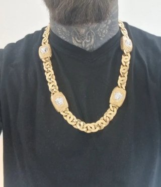 Cadena Oro 18kt 93.73gr Versace Medusa