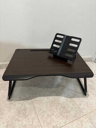 Tavolino pieghevole per laptop/letto con cassetto