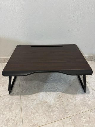 Tavolino pieghevole per laptop/letto con cassetto