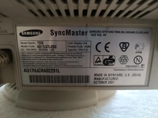Samsung SyncMaster 753s (LEER DESCRIPCIÓN)