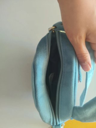 Bolso de hombro Stitch azul