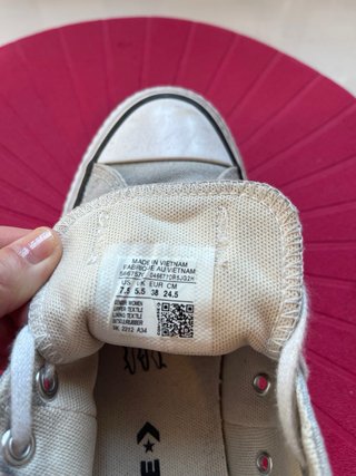 Converse grises talla 38